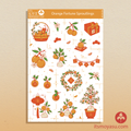 Orange Fortune Sproutlings - Sticker Sheet