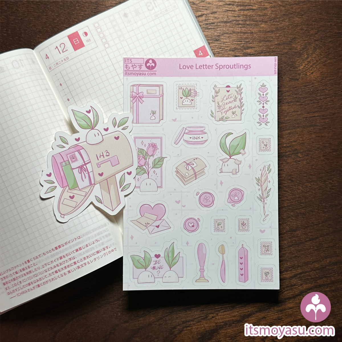 Love Letter Mail - Die Cut Sticker