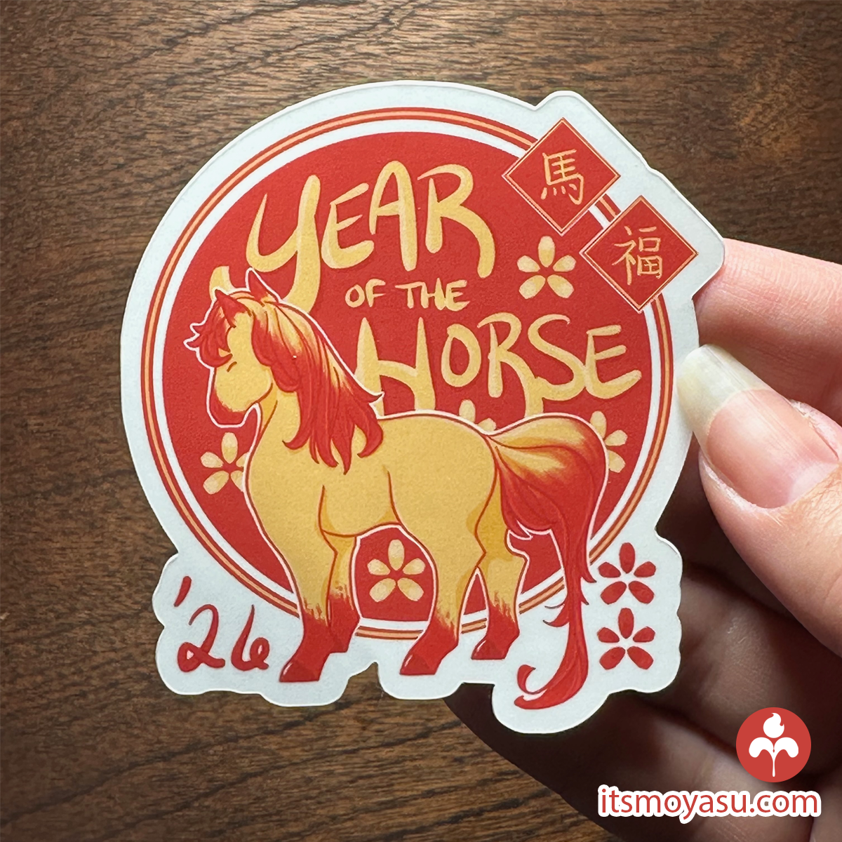 Year of the Horse 2026 - Die Cut Sticker